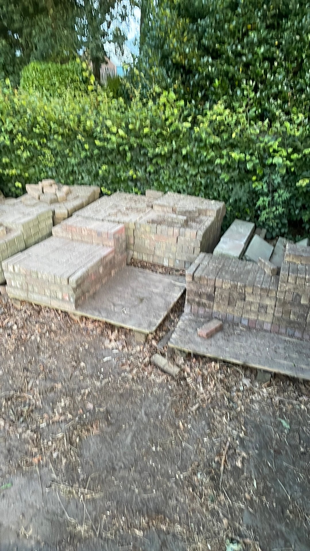 Gratis waaltjes en een halve pallet klinkers., Doe-het-zelf en Verbouw, Tegels, Ophalen, Overige materialen, Gebruikt, Overige typen