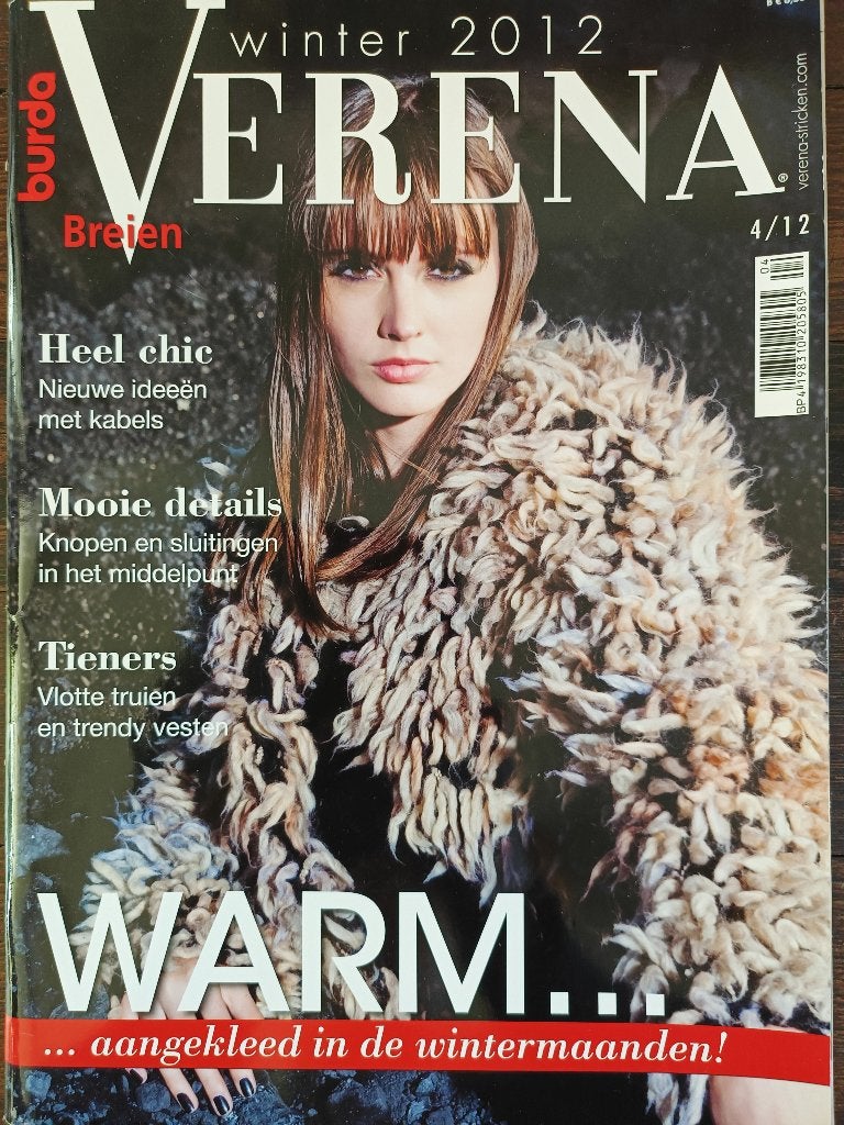 Burda Verena Breien Winter 2012  Breipatronen, Ophalen of Verzenden, Gelezen, Breien en Haken