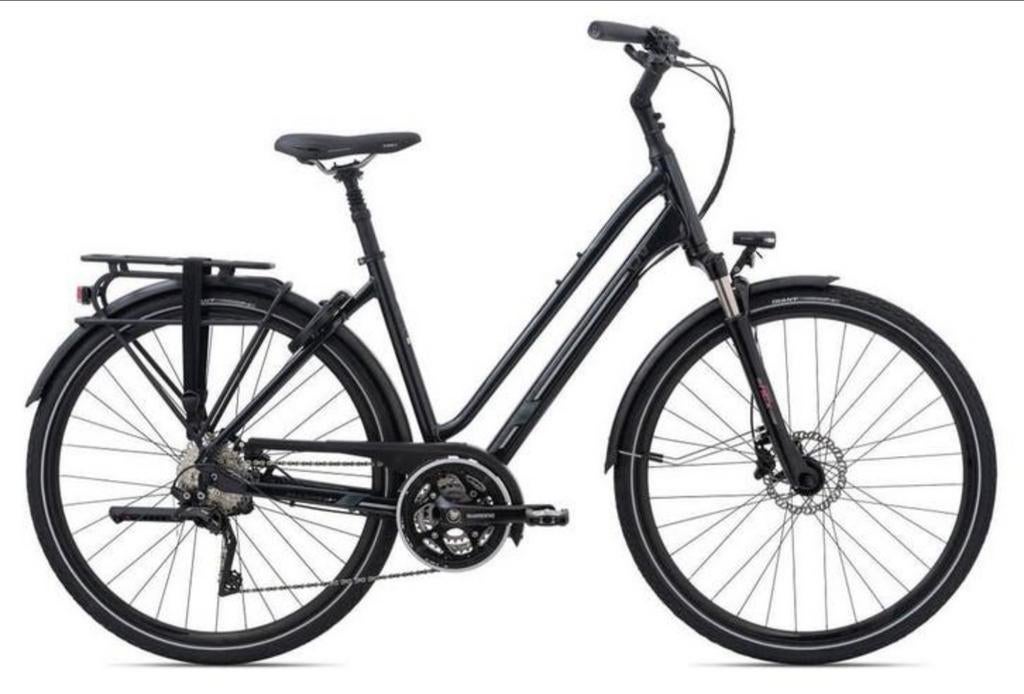 LIV Allure RS Damesfiets - mt 58 - Metallic Zwart - Z.G.A.N., Fietsen en Brommers, Ophalen, Versnellingen, Zo goed als nieuw, Schijfrem