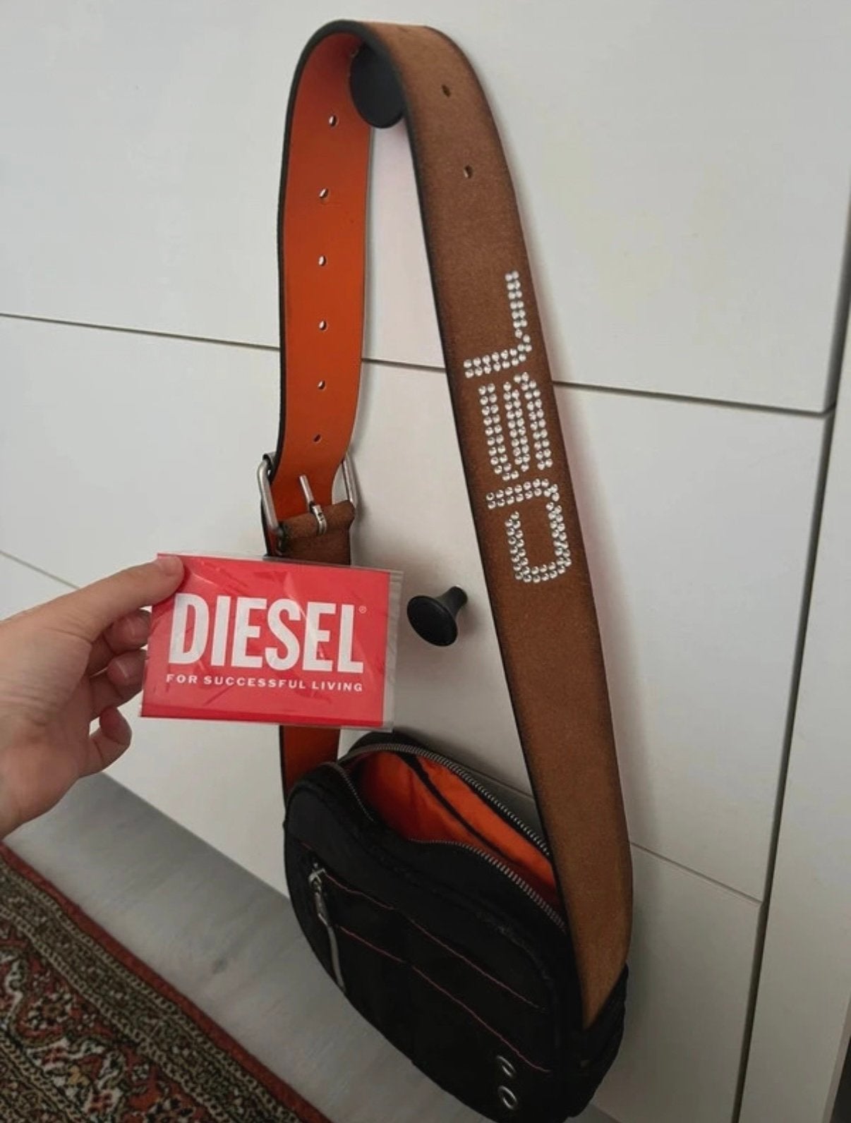 Bag by Diesel, Sieraden, Tassen en Uiterlijk, Verzenden, Nieuw, Zwart, Overige typen