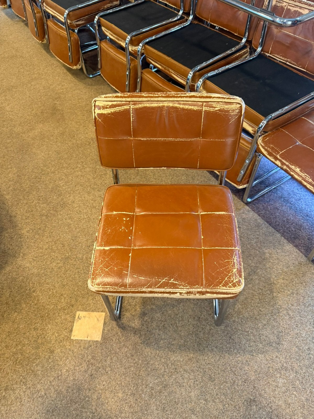 GRATIS Stoelen!!, Ophalen, Gebruikt, Metaal, Vijf, Zes of meer stoelen