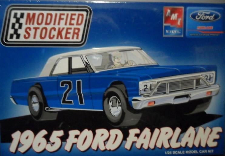 Bouwdoos 1965 Ford Fairlane Modified Stocker AMT, Overige merken, Auto, Groter dan 1:32, Nieuw
