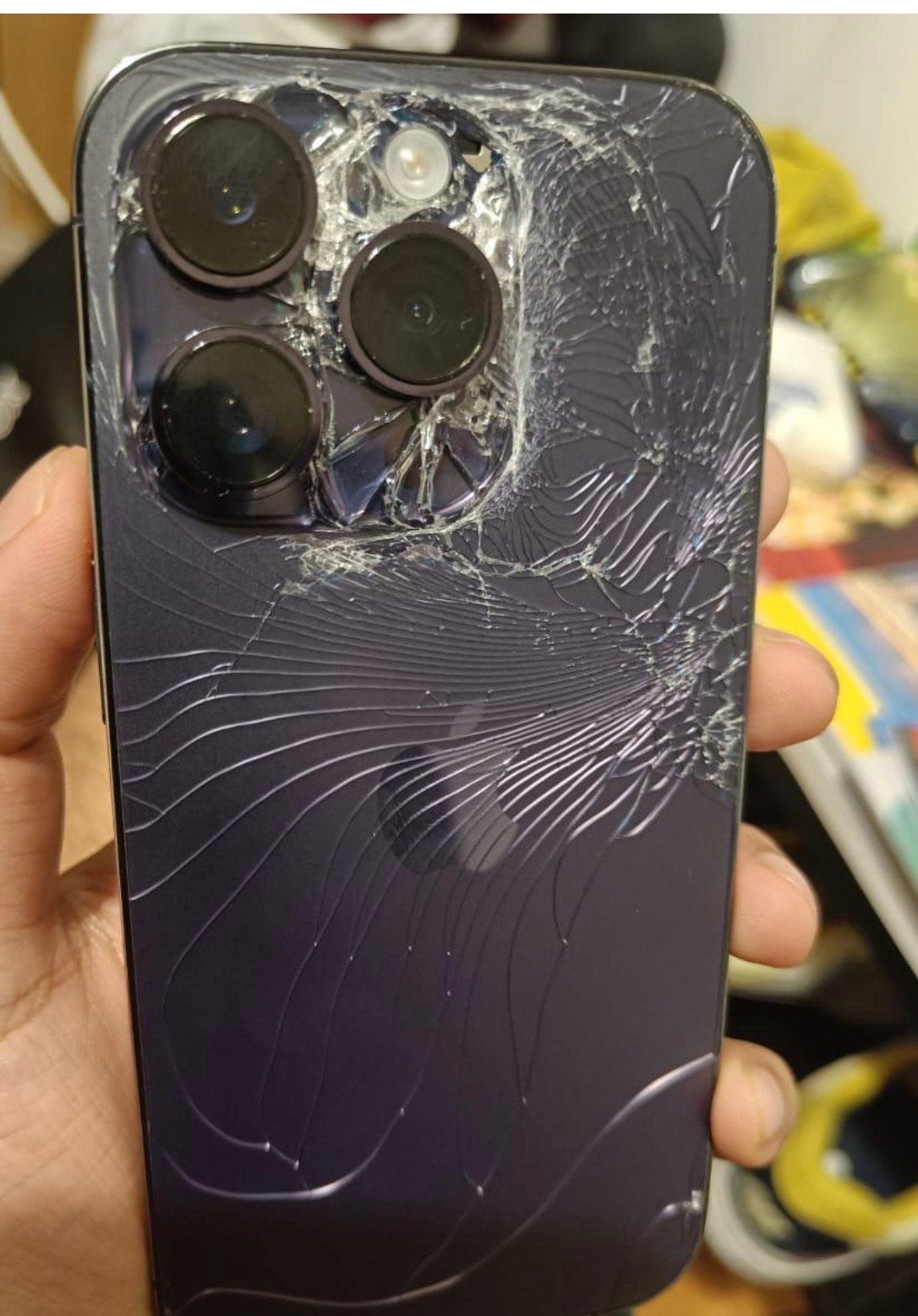 Gezocht: Defecte iPhone 14 Pro Max (scherm, behuizing, etc.), Telecommunicatie, Ophalen of Verzenden, Niet werkend, IPhone 14 Pro Max