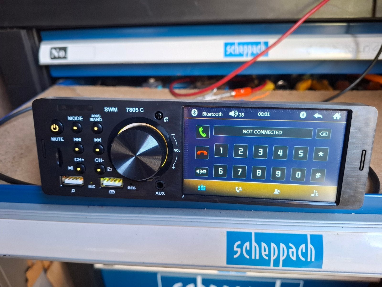 Auto radio met bleuthoot usb, Auto diversen, Autoradio's, Ophalen, Gebruikt