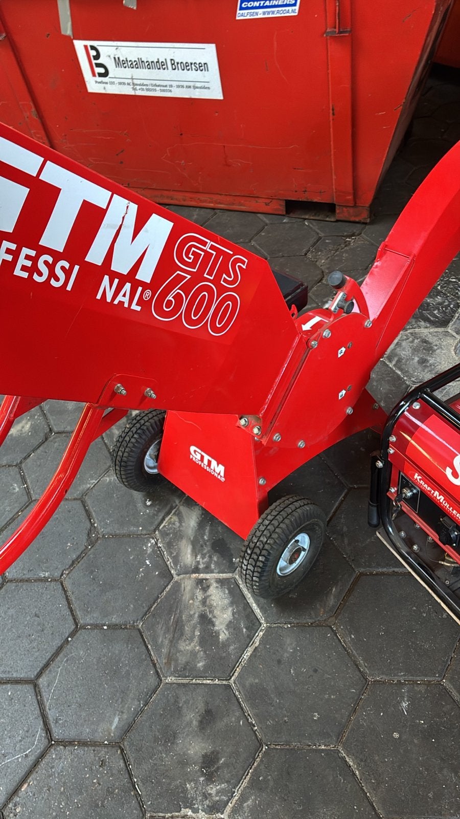 GTM Professional GTS 600 Houtversnipperaar, Tuin en Terras, Ophalen, Gebruikt, Elektrisch
