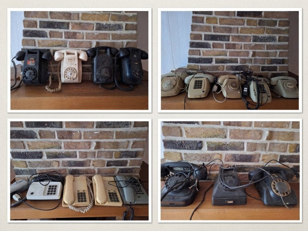 Verzameling Vintage PTT Telefoons 16 x - Bakeliet & T65, Ophalen, Bakeliet