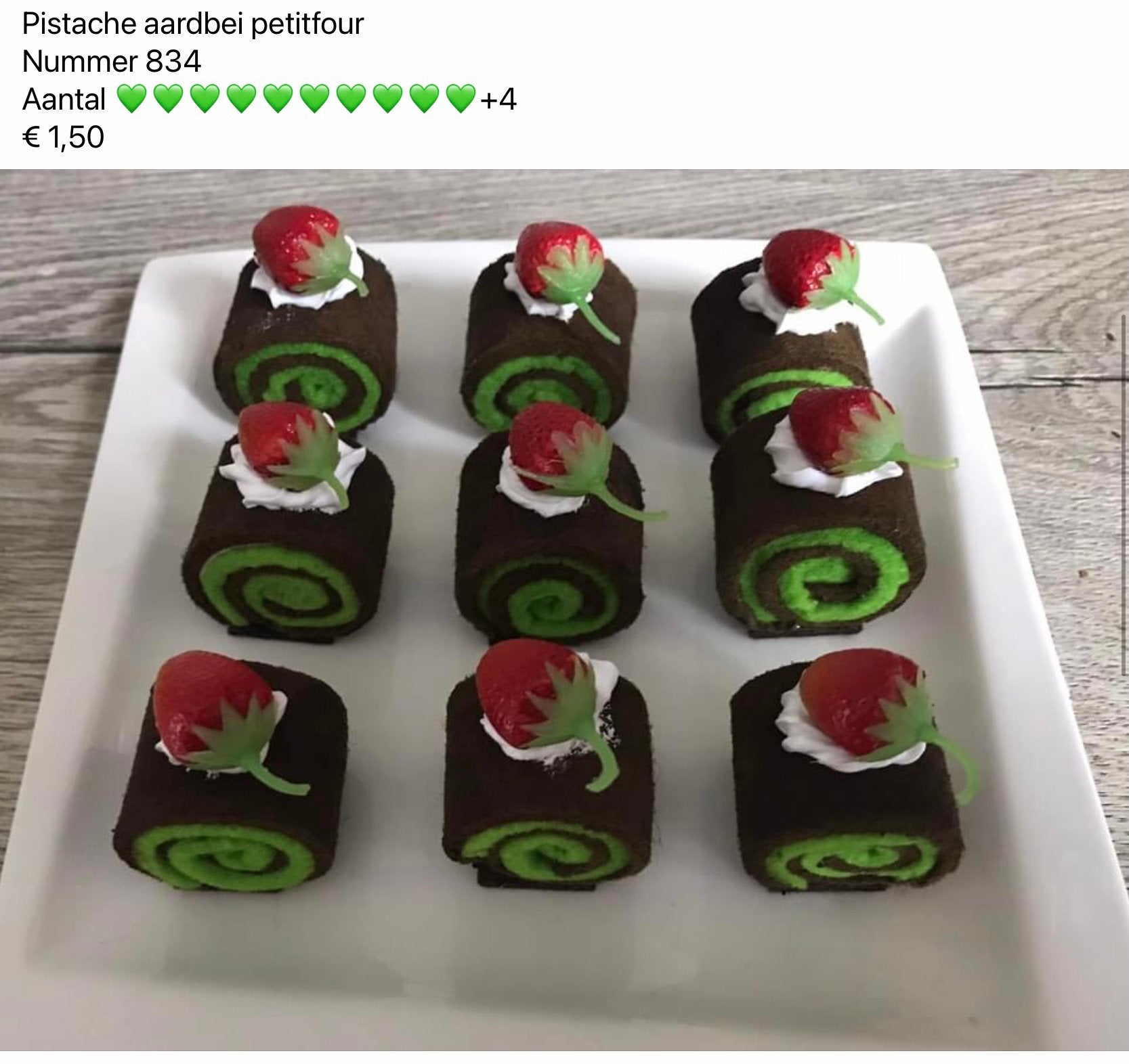 Div decoratie nep petitfour DEEL 2, Ophalen, Zo goed als nieuw