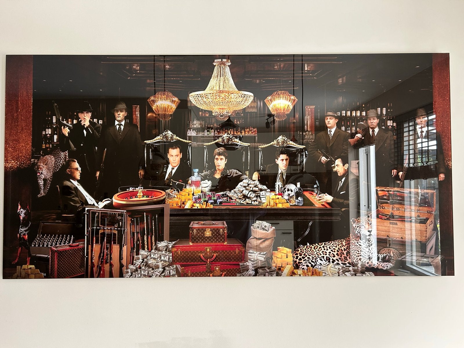 Glas schilderij 160x80 cm - Uniek design, Ophalen, Glas, Figuren
