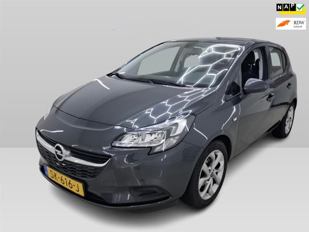 Opel Corsa 1.4 Online Edition 1e eigenaar dealer Onderhoud, Auto's, Voorwielaandrijving, Gebruikt, 4 cilinders, 49 €/maand