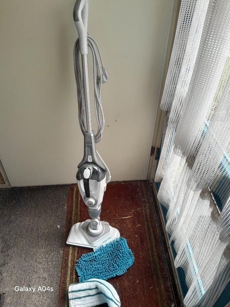 stoommop steammop black & decker stoom mop steam mop, Witgoed en Apparatuur, Ophalen, Gebruikt, Stoomreiniger