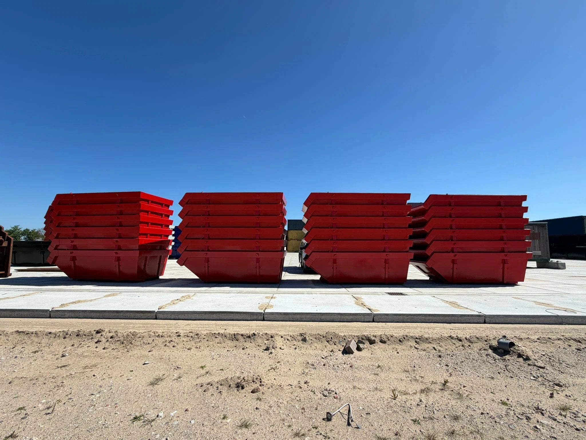 Sidalco 6m3 portaalarm container ral 3000 (bj 2026)