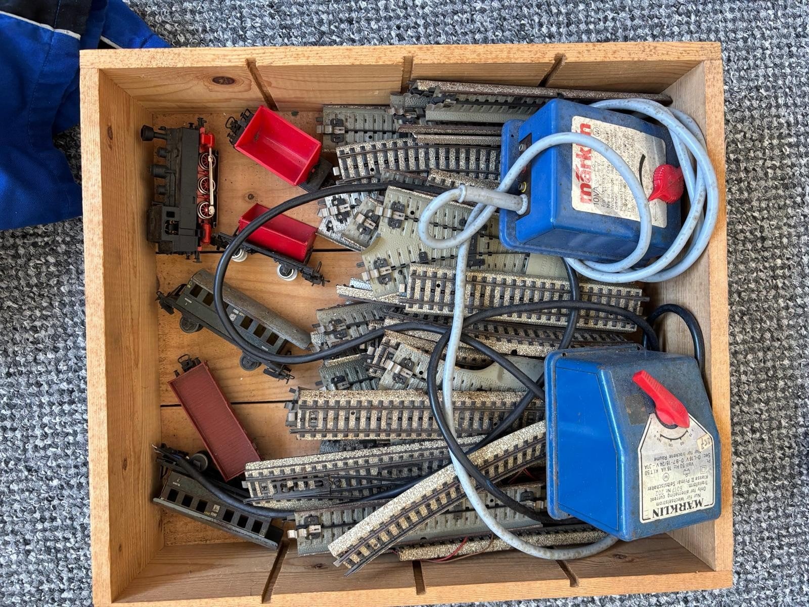 Märklin H0 Treinset met Rails en Transformatoren, Ophalen of Verzenden