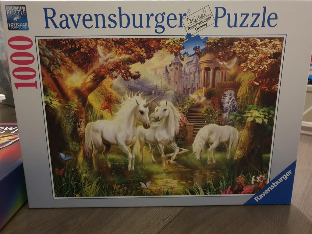 Legpuzzels van 1000 stukjes. De 2de puzzel is vergeven, Ophalen, Meer dan 50 stukjes, Gebruikt, 6 jaar of ouder