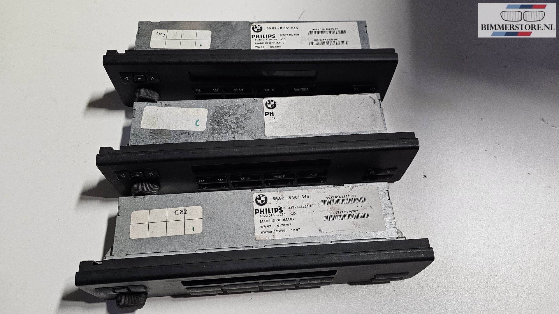 Radio  display BMW 5-Serie E39 65828361346 8361346 688283610, Auto diversen, Autoradio's, Ophalen of Verzenden, -, -, -