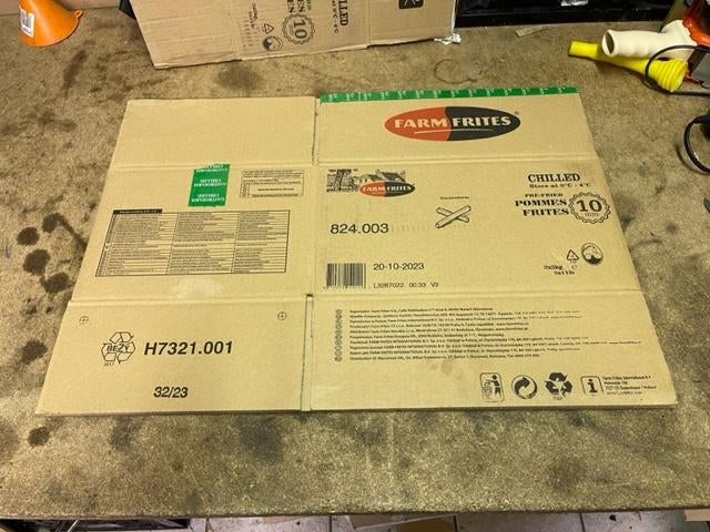 Stevige verhuisdoos verhuisdozen dubbel karton 39x22x30, Ophalen, Opvouwbaar, Minder dan 35 cm, Minder dan 50 cm