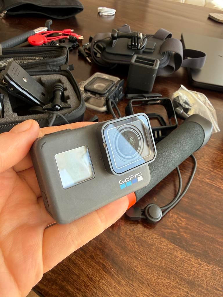 GoPro Hero6 met accessoires, Audio, Tv en Foto, Actiecamera's, Gebruikt, GoPro, Ophalen