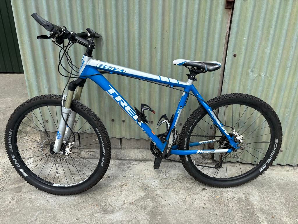 Trek 6500 Mountainbike - Blauw/Zilver,l, Gebruikt, Hardtail, Heren, 49 tot 53 cm