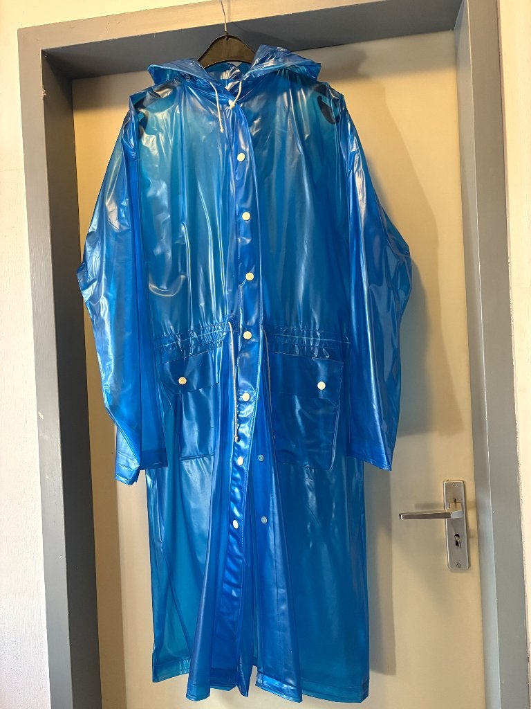 Pvc regenjas, Caravans en Kamperen, Verzenden, Gebruikt, Regenjas, Heren