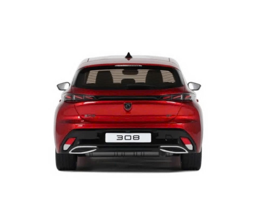 Peugeot 308 GT Rood 2022 OTTO MOBILE schaal 1/18 OT1140, Verzenden, Nieuw, Auto, OttOMobile