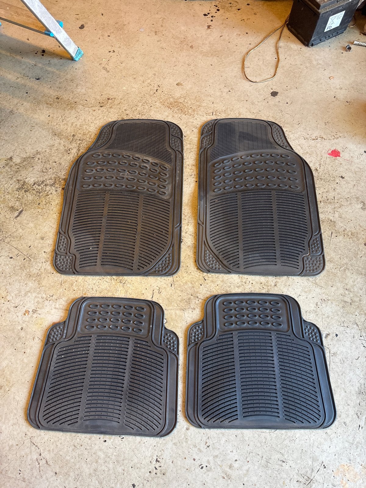 Rubberen automatten set (4 stuks), Auto diversen, Automatten, Gebruikt, Ophalen of Verzenden