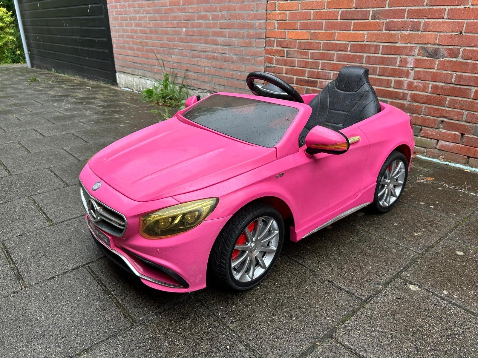 Roze mini Mercedes elektrische kinderauto., Kinderen en Baby's, Gebruikt