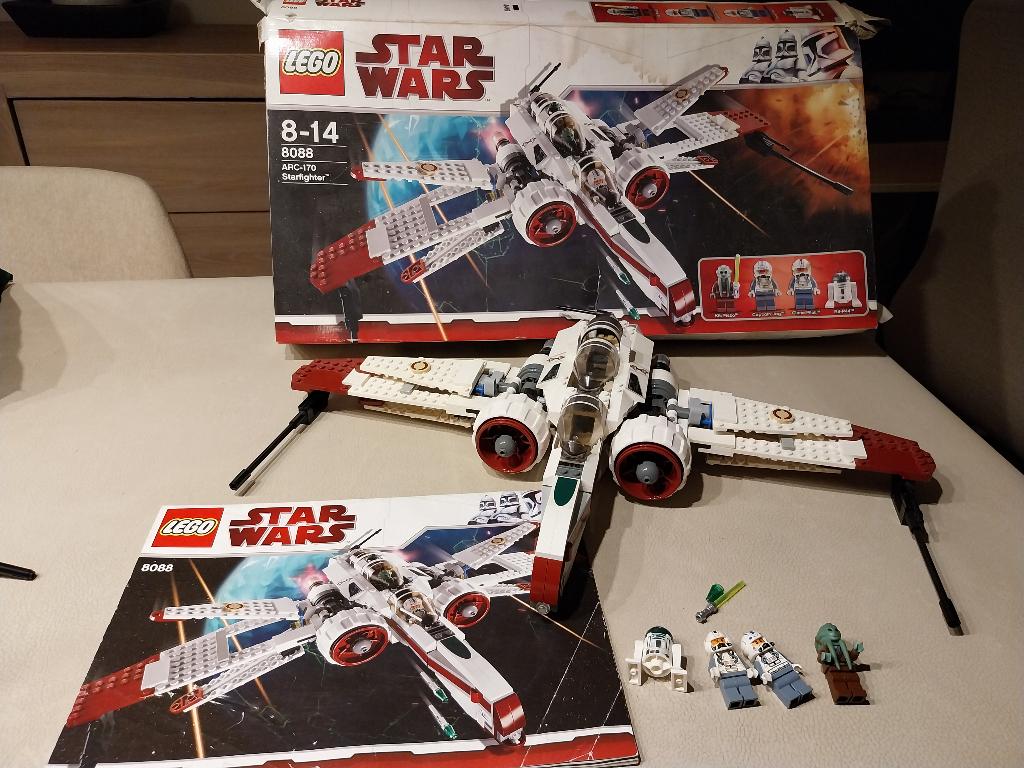 lego star wars 8088 ARC-170 Starfighter, Star Wars, Lego, Ophalen of Verzenden, Zo goed als nieuw
