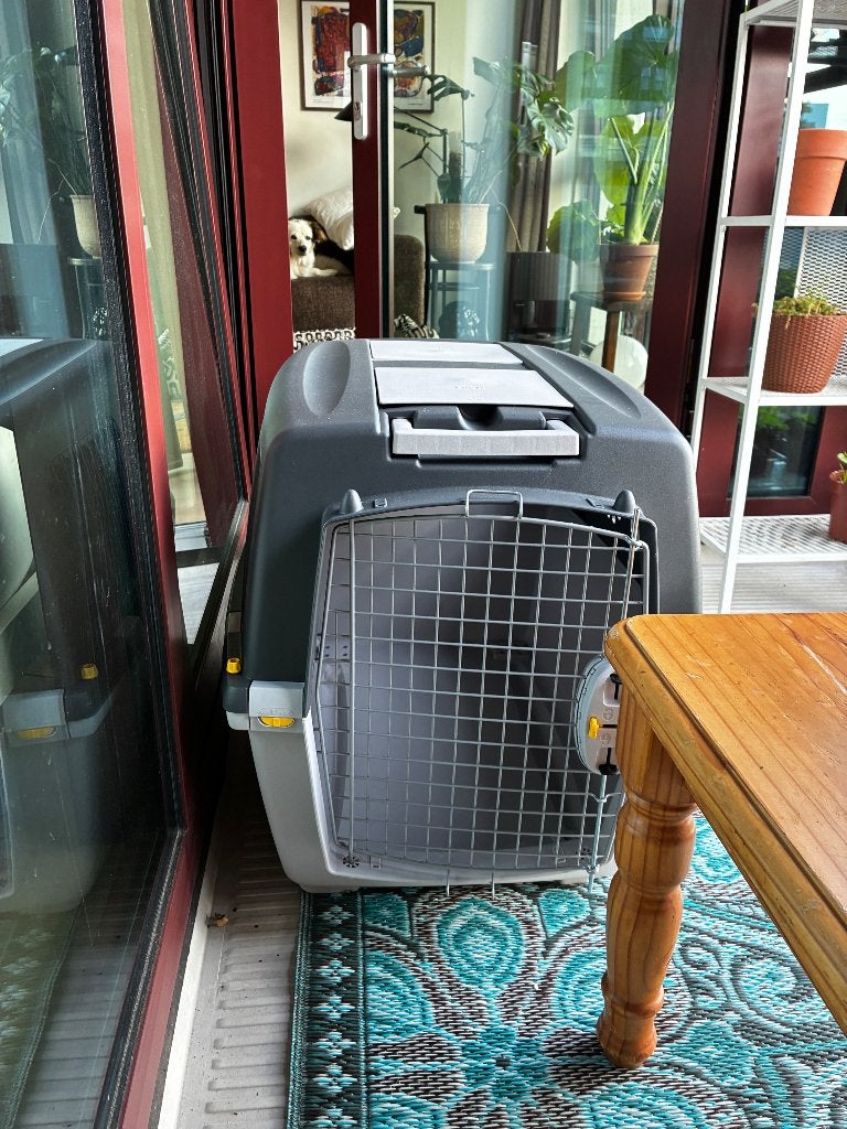 Stefanplast Gulliver reiskennel / hondenbench 80x55x60 cm, Ophalen, Gebruikt