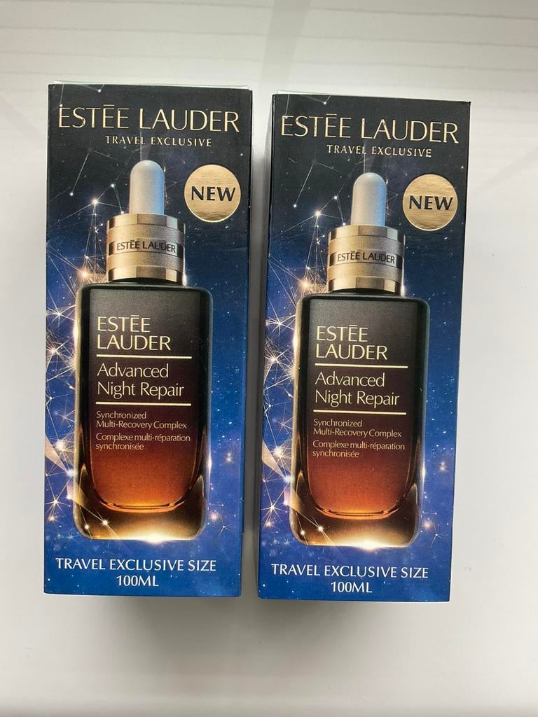DUO: Estee Lauder Advanced Night Repair Serum 100 ml, Verzenden, Nieuw, Gehele gezicht, Verzorging