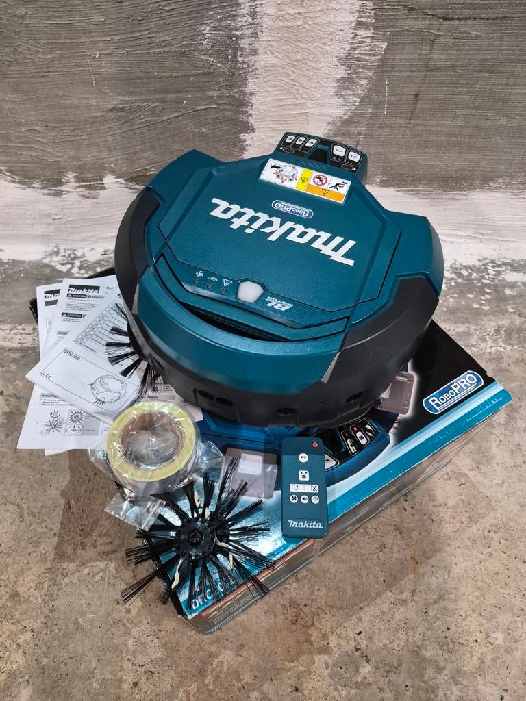 Makita DRC200Z robot stofzuiger 18V, Witgoed en Apparatuur, Stofzuigers, Zo goed als nieuw, Ophalen of Verzenden