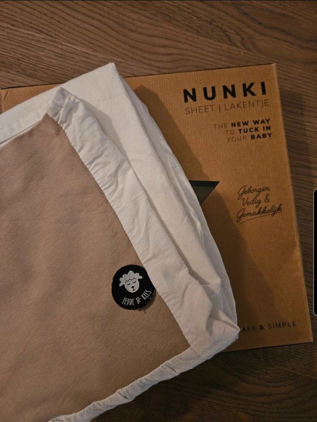 Nunki Lakentje Fedde & Kees - Zo goed als nieuw, Kinderen en Baby's, Jongetje of Meisje, Beige, Overige typen, Ophalen of Verzenden