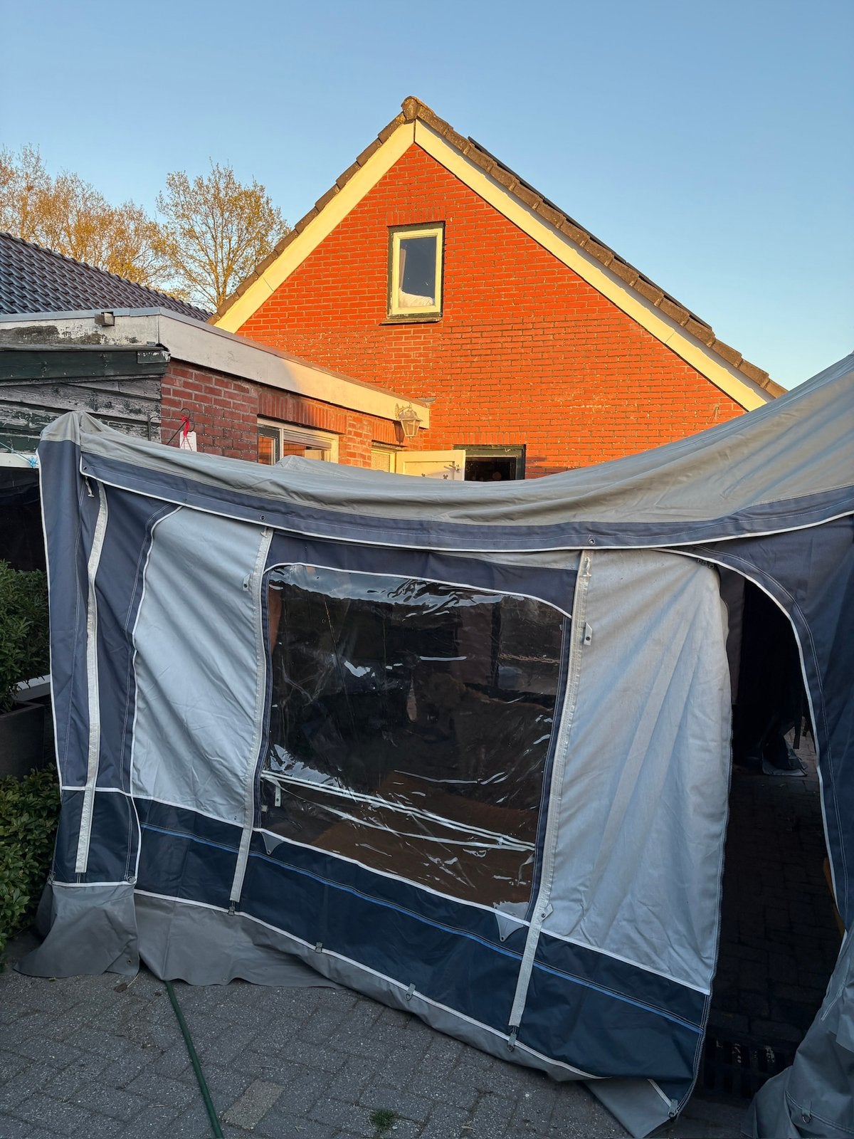 Voortent Festival Vrijbuiter 3 bij 4 m. Omloopmaat 8, Caravans en Kamperen, Ophalen of Verzenden, Zo goed als nieuw