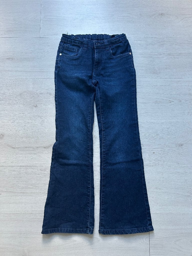 Mt 146 jeans spijkerbroek briek, Kinderen en Baby's, Kinderkleding | Maat 146, Ophalen of Verzenden, Zo goed als nieuw, Meisje