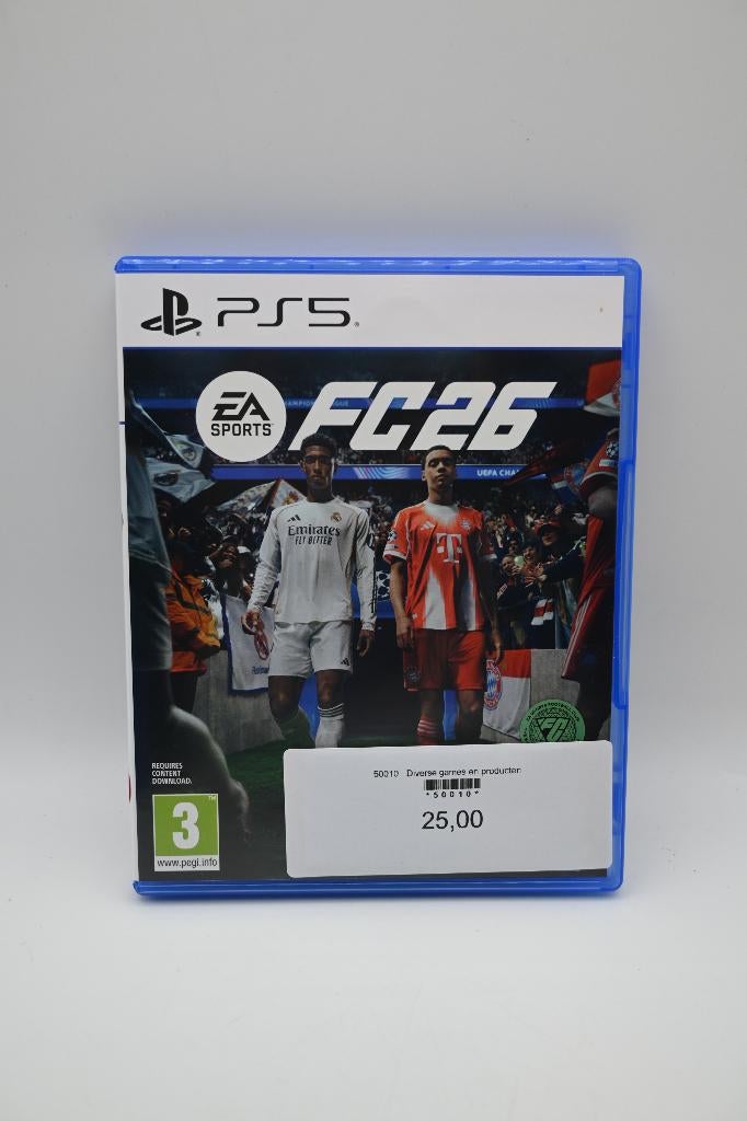 Playstation 5 FC26, Ophalen of Verzenden, Zo goed als nieuw, X, Info@buy-sell.nl
