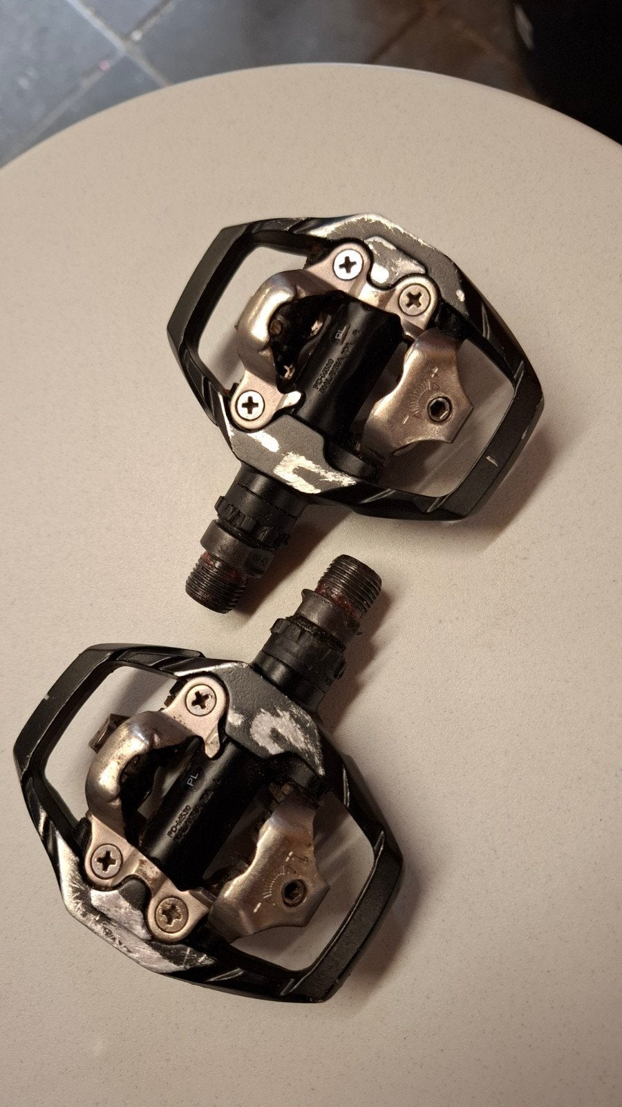 Shimano PD-M530 SPD Pedalen - MTB/Trekking, Fietsen en Brommers, Fietsonderdelen, Crankstel of Pedalen, Gebruikt, Ophalen of Verzenden