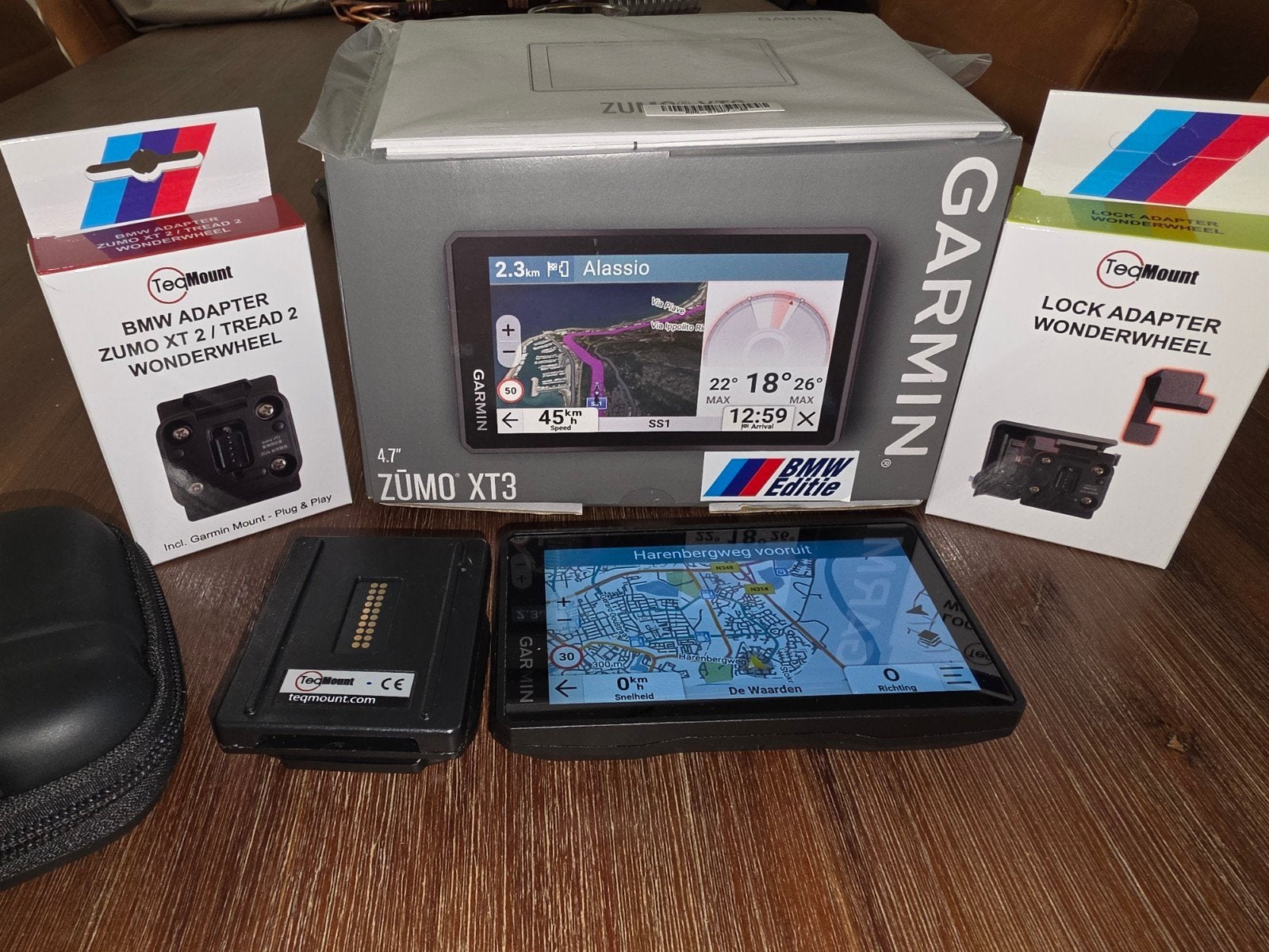 Garmin Zumo XT3 4.7 inch BMW Editie - Motorfiets Navigatie, Motoren, Ophalen, Zo goed als nieuw
