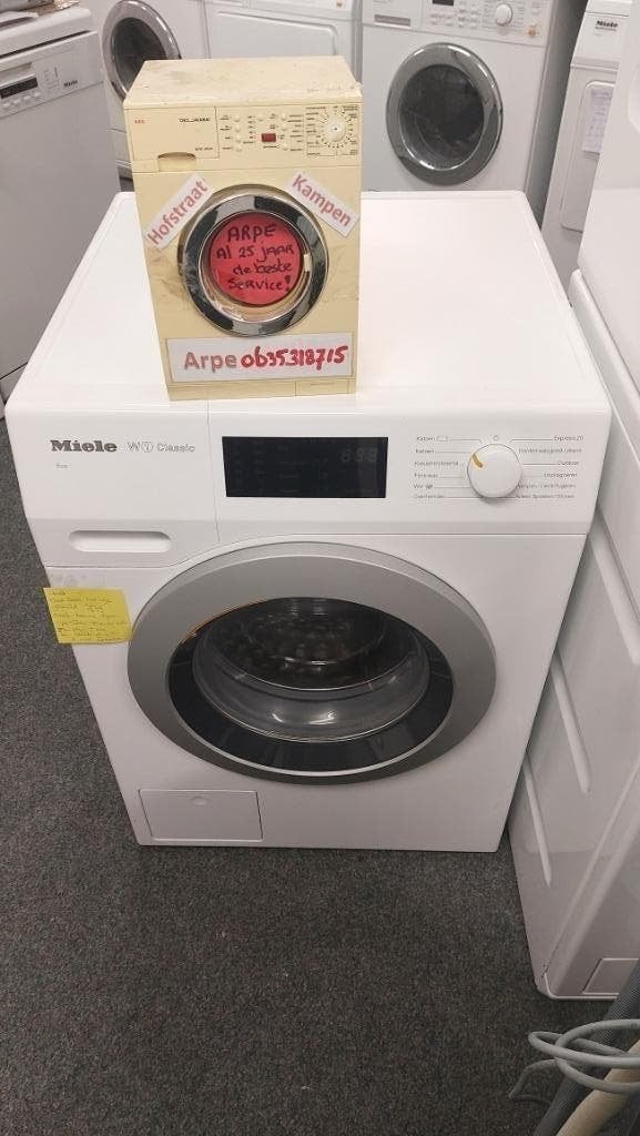 Miele  1400 INDUCTIE Arpe Kampen SLECHTS 449   0635318715, Witgoed en Apparatuur, Ophalen, 1200 tot 1600 toeren, 8 tot 10 kg, Refurbished