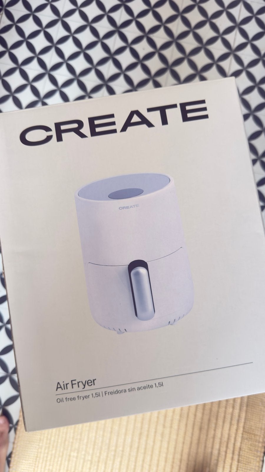 Foto 3 van CREATE Airfryer 1.5L - Compacte heteluchtfriteuse