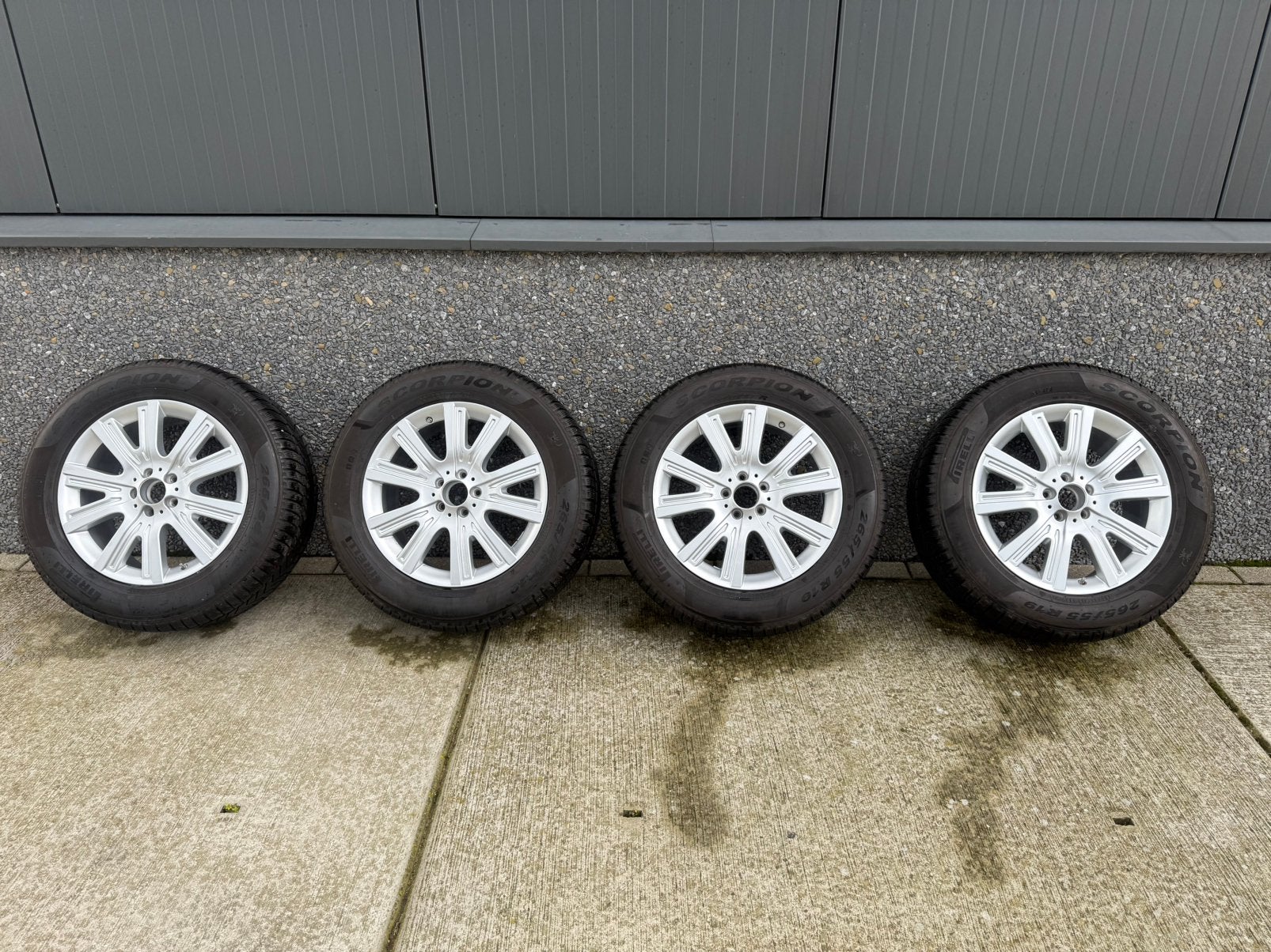 Winterwielenset org. Mercedes GL GLS X164 X166 MO Pirelli, Ophalen, Gebruikt