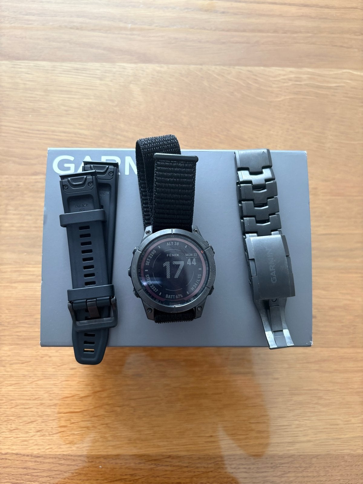 Garmin Fenix 7 Sapphire Solar 47mm, Zwart, Ophalen of Verzenden, Zo goed als nieuw, Waterdicht