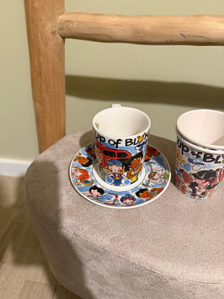 Blond Amsterdam Cup of Blond espresso kop en schotel, Huis en Inrichting, Keuken | Servies, Blond Amsterdam, Keramiek, Ophalen of Verzenden