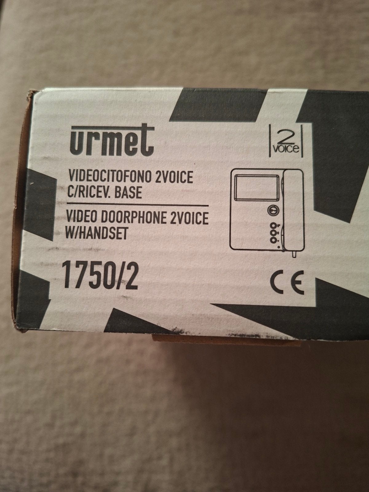 Urmet 1750/2 Video Deurtelefoon 2Voice met Handset - Nieuw, Ophalen of Verzenden, Nieuw