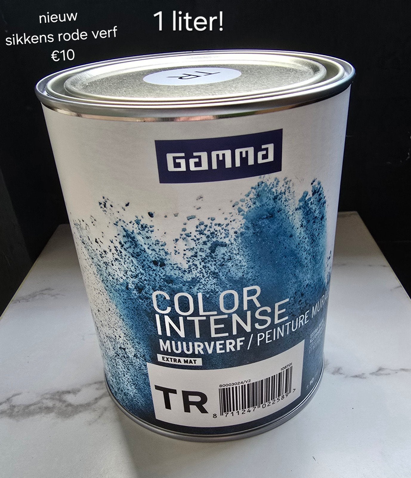 gamma muurverf Color intens extra mat sikkens rood, Ophalen, Nieuw, Rood