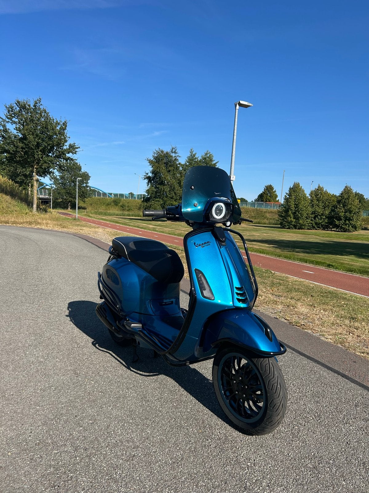 Vespa Sprint - Zo goed als nieuw, unieke kleur!, Ophalen, Overige modellen, Maximaal 45 km/u, Zo goed als nieuw