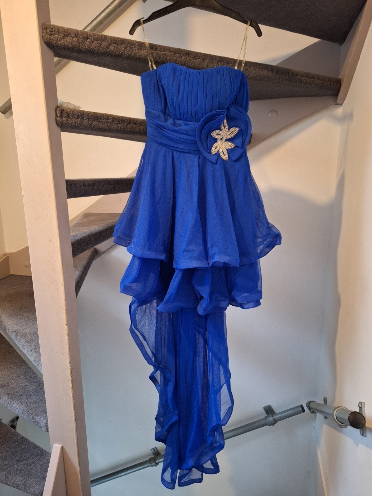 ASHWI PARIS Royal Blauwe Galajurk Maat M, Maat 38/40 (M), Blauw, Ophalen of Verzenden, Nieuw