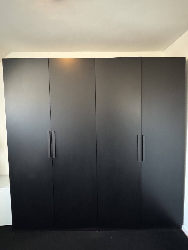 2x IKEA PAX kast zwart, Ophalen, Overige materialen, Met deur(en), Gebruikt