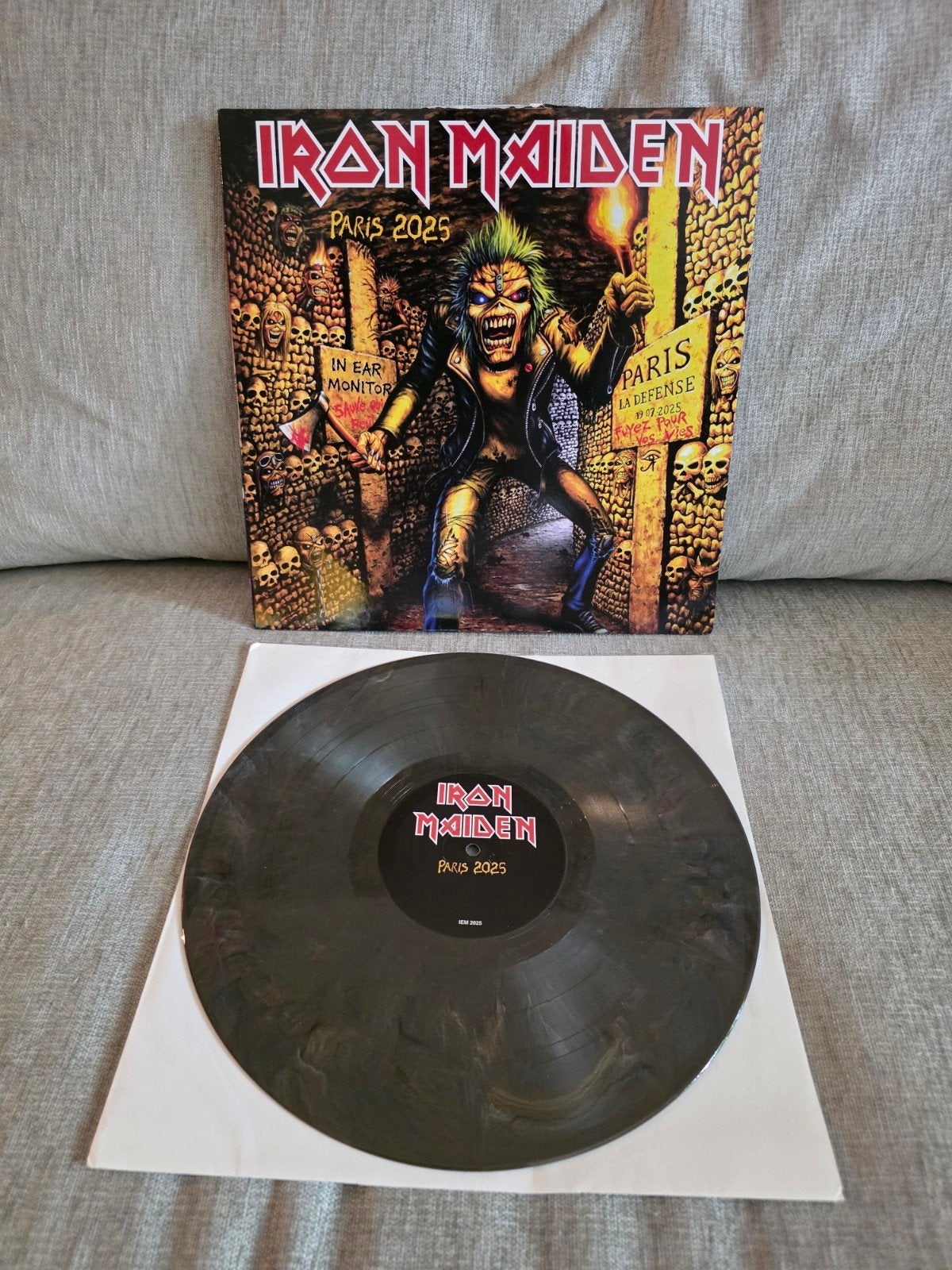 Iron Maiden - Paris 2025 Live Album (Vinyl), LP, Beschermende buitenhoes, Ophalen of Verzenden, Hardrock