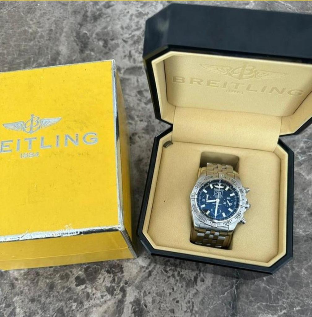 Breitling Blackbird A44359 chronograaf Uurwerk Automaat, Ophalen of Verzenden