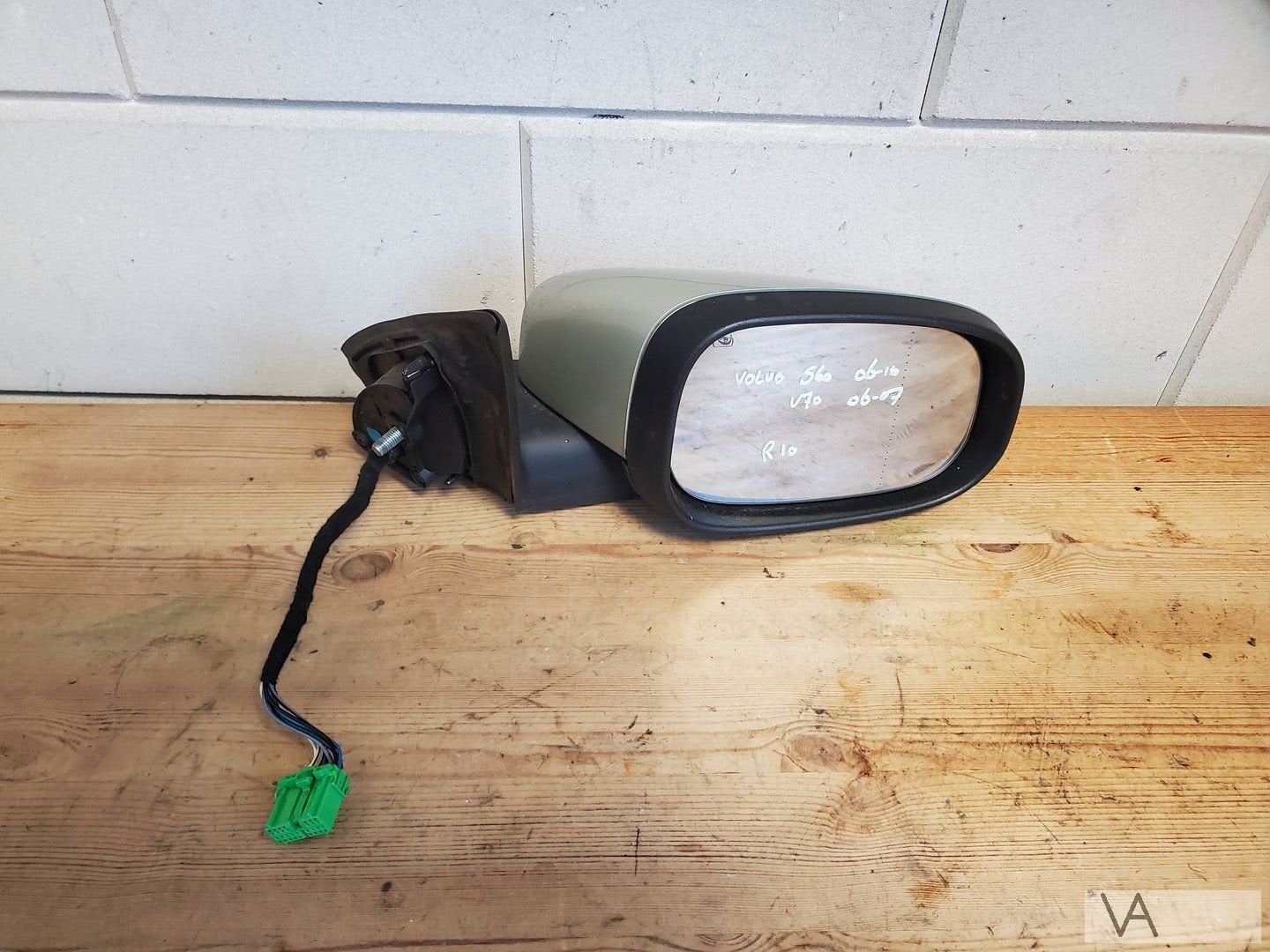 Volvo S60 06-10 en V70 06-07 spiegel rechts 10 draden €150, Auto-onderdelen, Spiegels, Volvo, Gebruikt, Ophalen of Verzenden