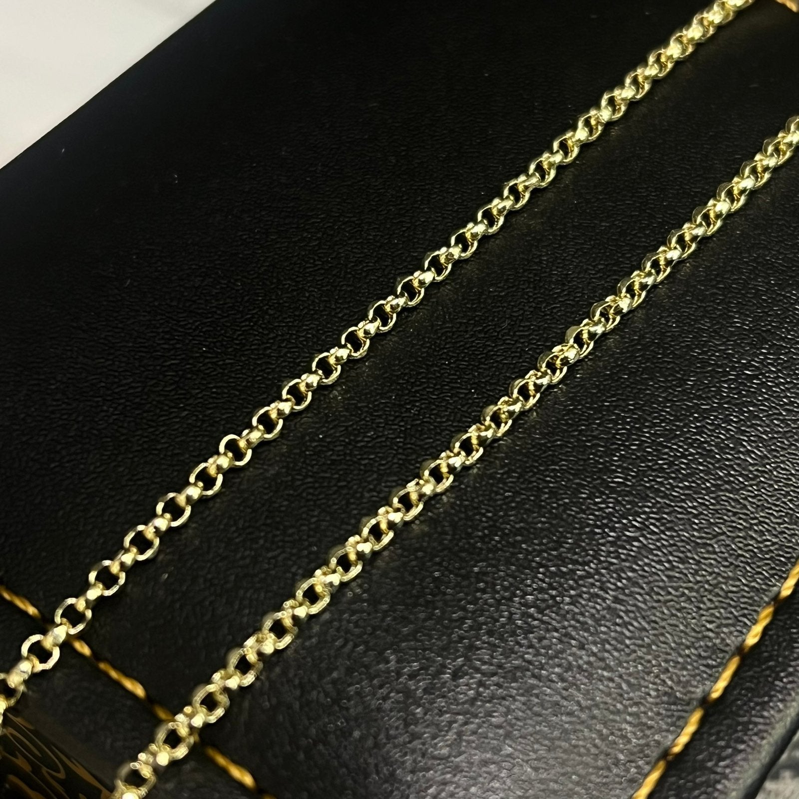 14k gouden ketting jasseron schakel, Ophalen of Verzenden, Nieuw, Goud