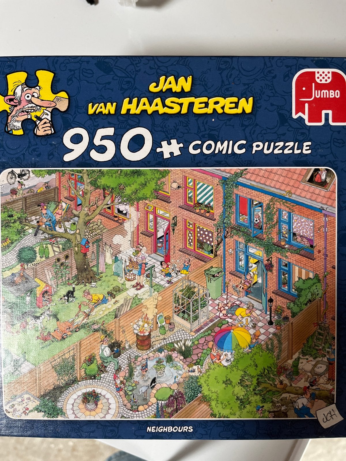 Jan van Haasteren Puzzel 950 Stukjes - Neighbours, Ophalen of Verzenden, 500 t/m 1500 stukjes, Zo goed als nieuw, Legpuzzel